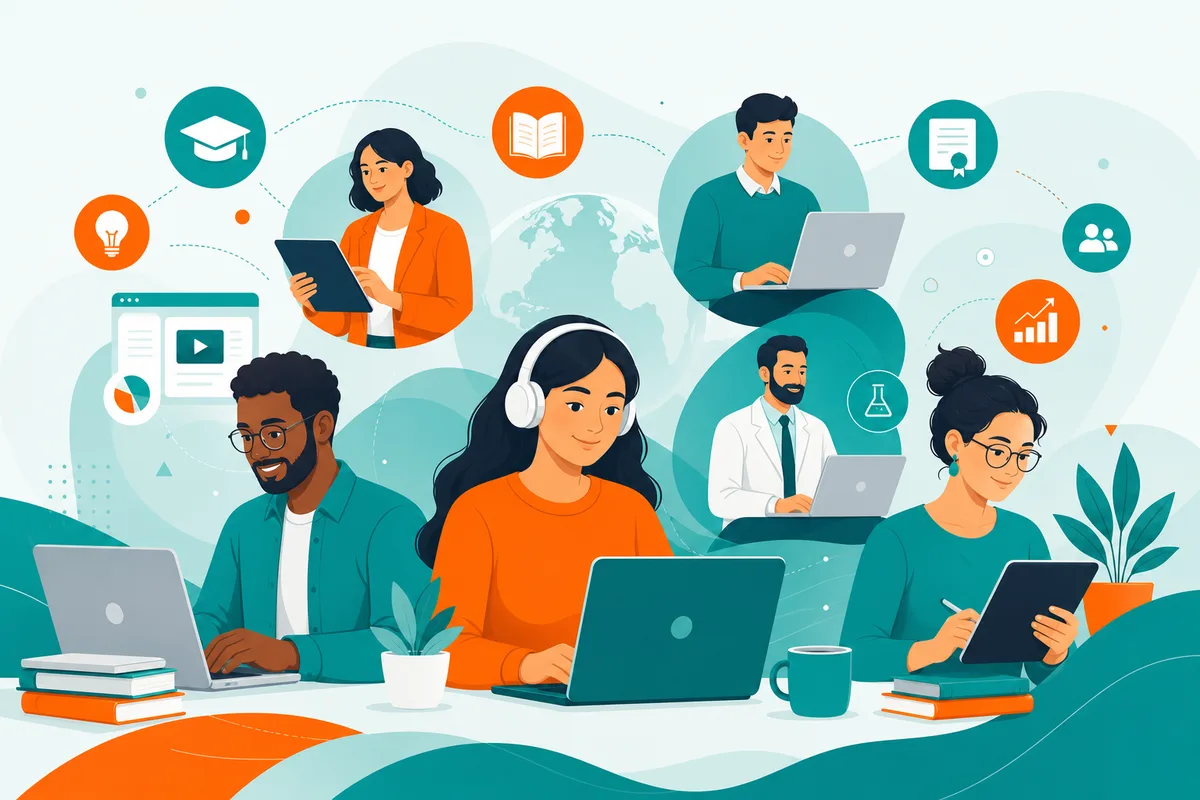Educadores y profesionales en formación digital online